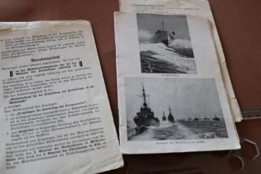 Preview: altes Heft - Wie komme ich zur Kriegsmarine - Kriegsausgabe  40er Jahre